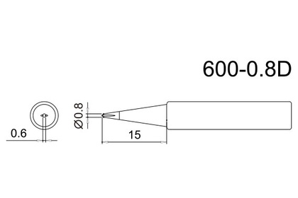 Жало Bakon 600M-T-0.8D