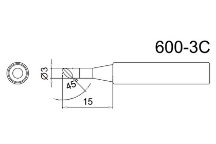Жало Bakon 600M-T-3C