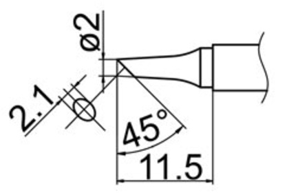 Жало Bakon T13-BC2 (Hakko T13-BC2)