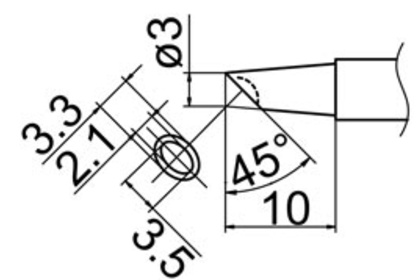 Жало Bakon T13-BCM3 - микроволна (Hakko T13-BCM3)