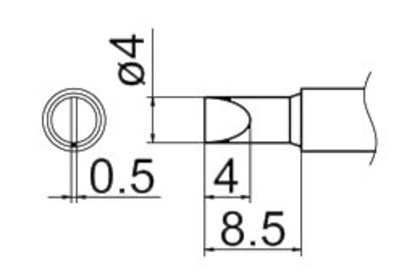 Жало Bakon T13-D4 (Hakko T13-D4)