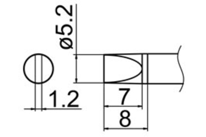 Жало Bakon T13-D52 (Hakko T13-D52)