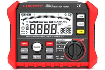 Измеритель сопротивления изоляции Habotest HT5205