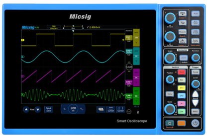Осциллограф цифровой Micsig STO1102E Plus планшетный