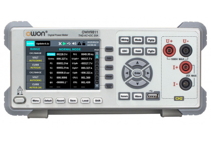 Цифровой однофазный измеритель мощности Owon OWH9811