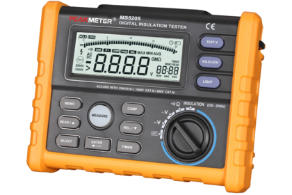 Измеритель сопротивления изоляции (мегаомметр) PeakMeter MS5205