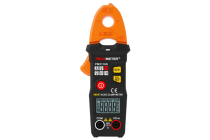 Токовые клещи PeakMeter PM2116S Smart мини AC/DC