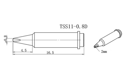 Жало Quick TSS11-0.8D