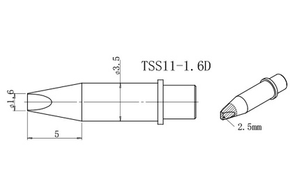 Жало Quick TSS11-1.6D