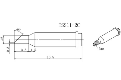 Жало Quick TSS11-2C