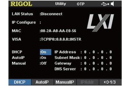 Интерфейс LAN Rigol LAN-DL3