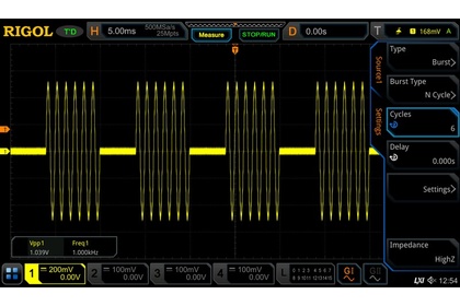 Опция двухканального генератора сигналов 25 МГц Rigol MSO7000-AWG