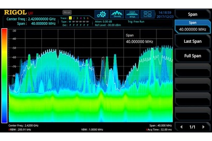 Повышение полосы реального времени до 25 МГц Rigol RSA3000-B25