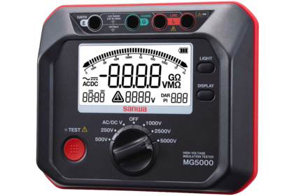 Измеритель сопротивления изоляции (мегаомметр) Sanwa MG5000