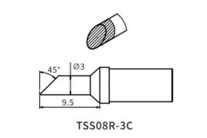 Жало Quick TSS08R-3C