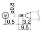 Жало Bakon T13-D08 (Hakko T13-D08)