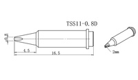 Жало Quick TSS11-0.8D
