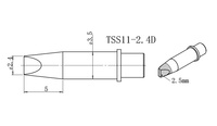 Жало Quick TSS11-2.4D