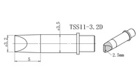 Жало Quick TSS11-3.2D