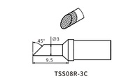 Жало Quick TSS08R-3C
